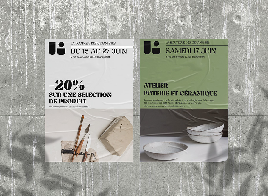 Visuel promotion -20% — composition photo et typographie