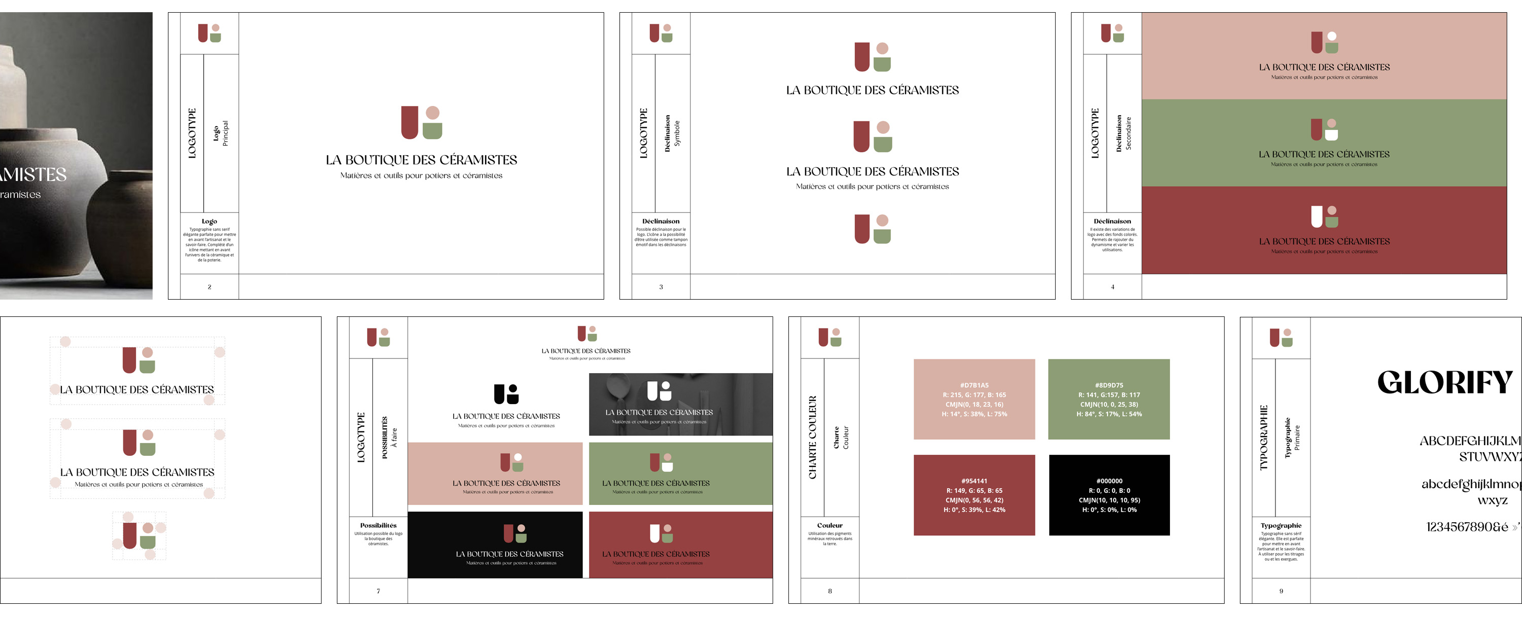 Système de gabarits - déclinaisons print et réseaux sociaux de l’identité