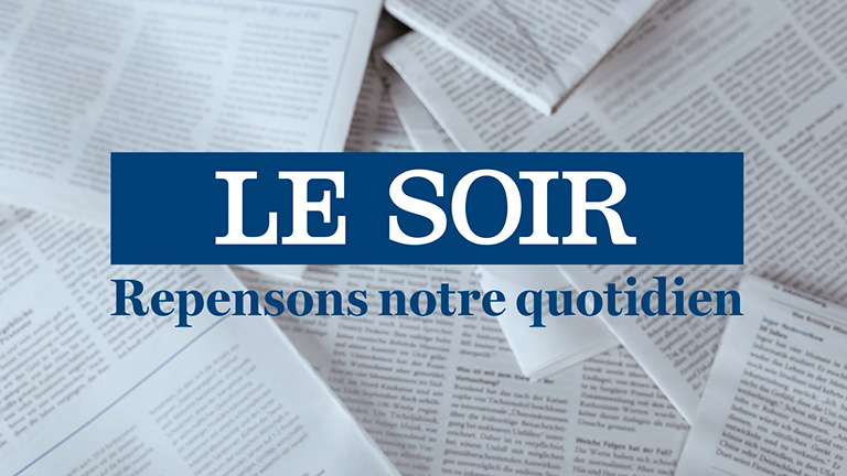 Le Soir — mise en page éditoriale, illustration et webdesign