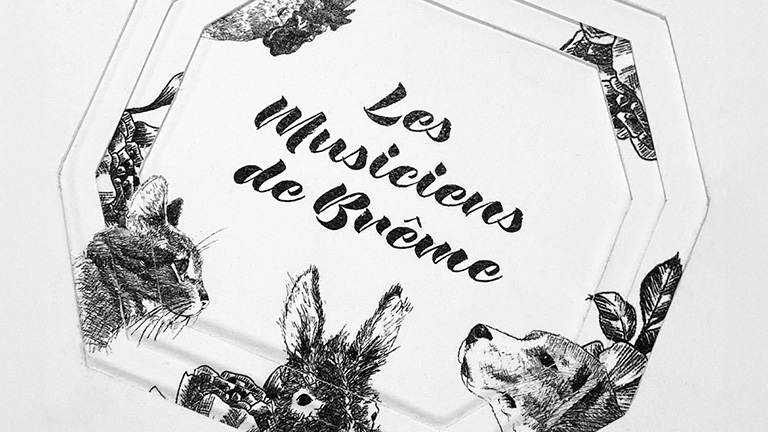 Les Musiciens de Brême — livre pop-up, illustration et édition