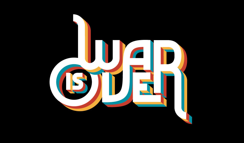 Design du vinyle “War is Over” inspiré de l’univers beatmaker et des visuels soul des années 70.