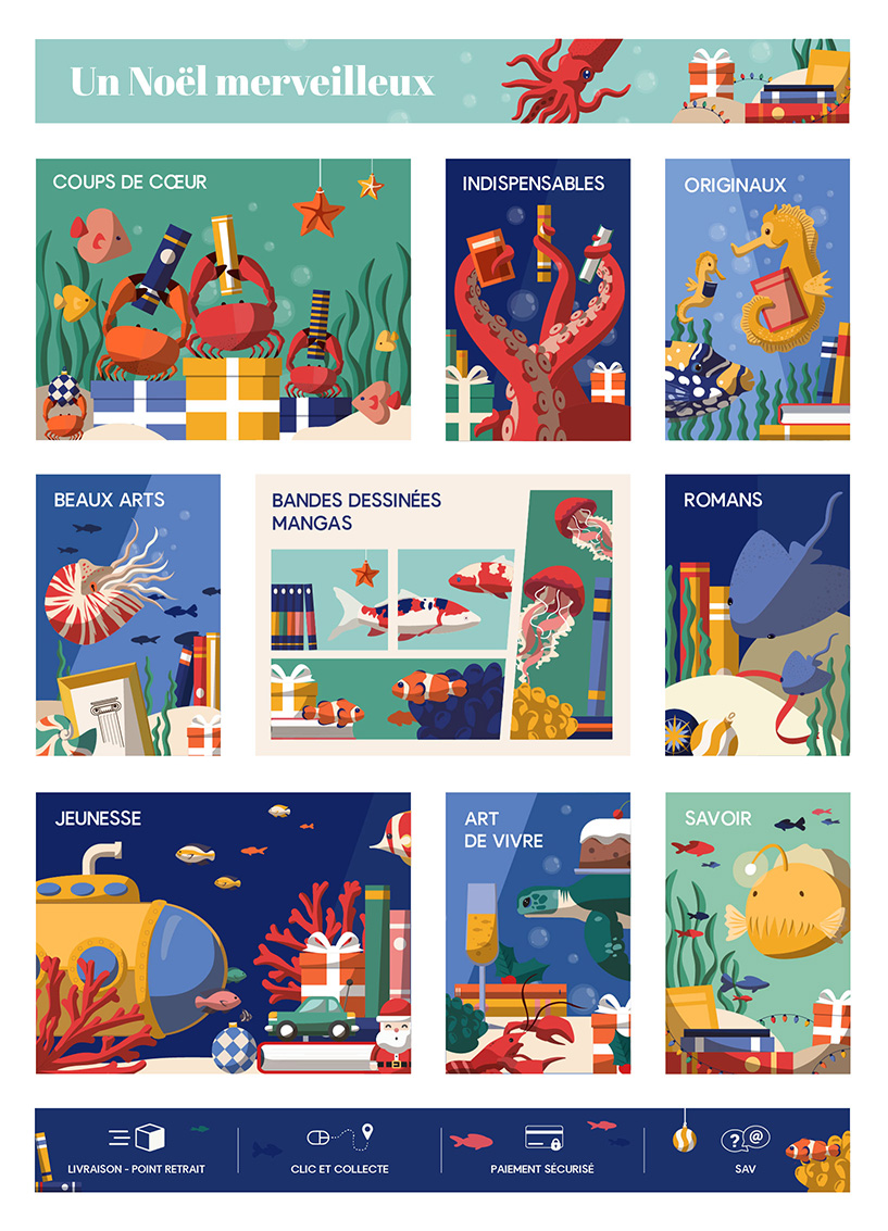 Page éphémère de Noël pour un Noël merveilleux