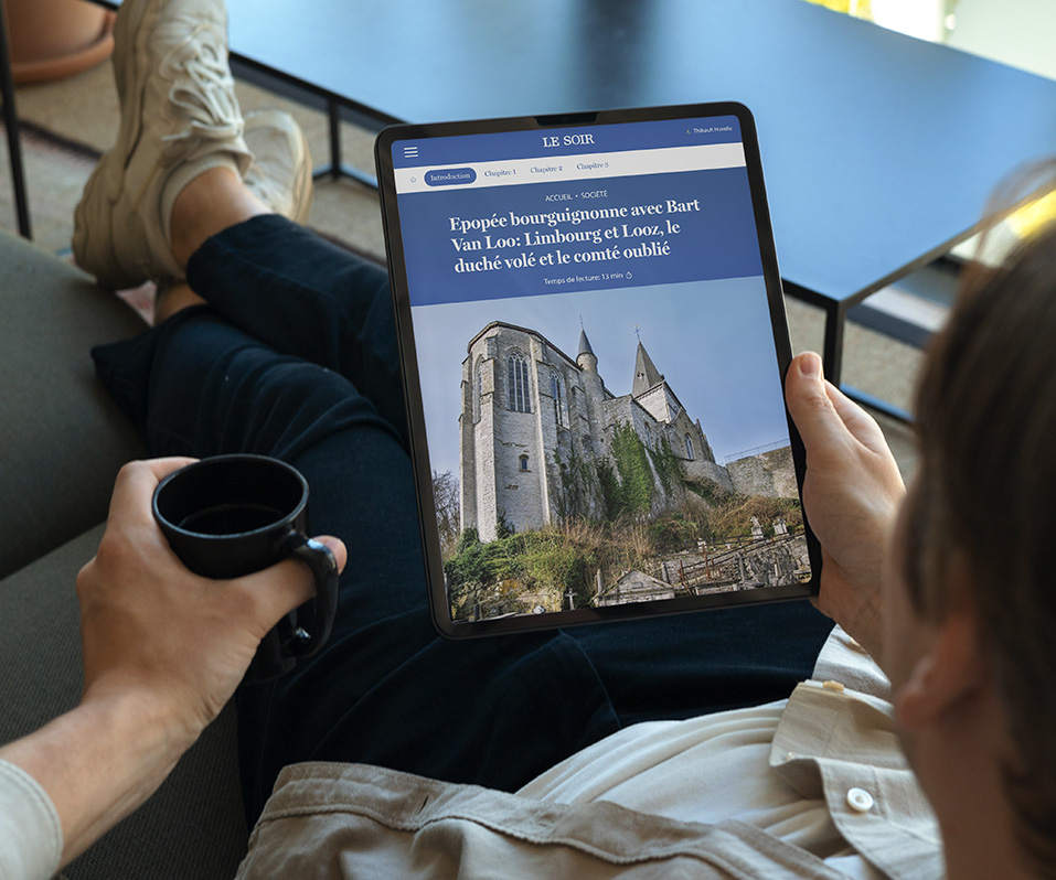 Site web le soir grand format sur I pad